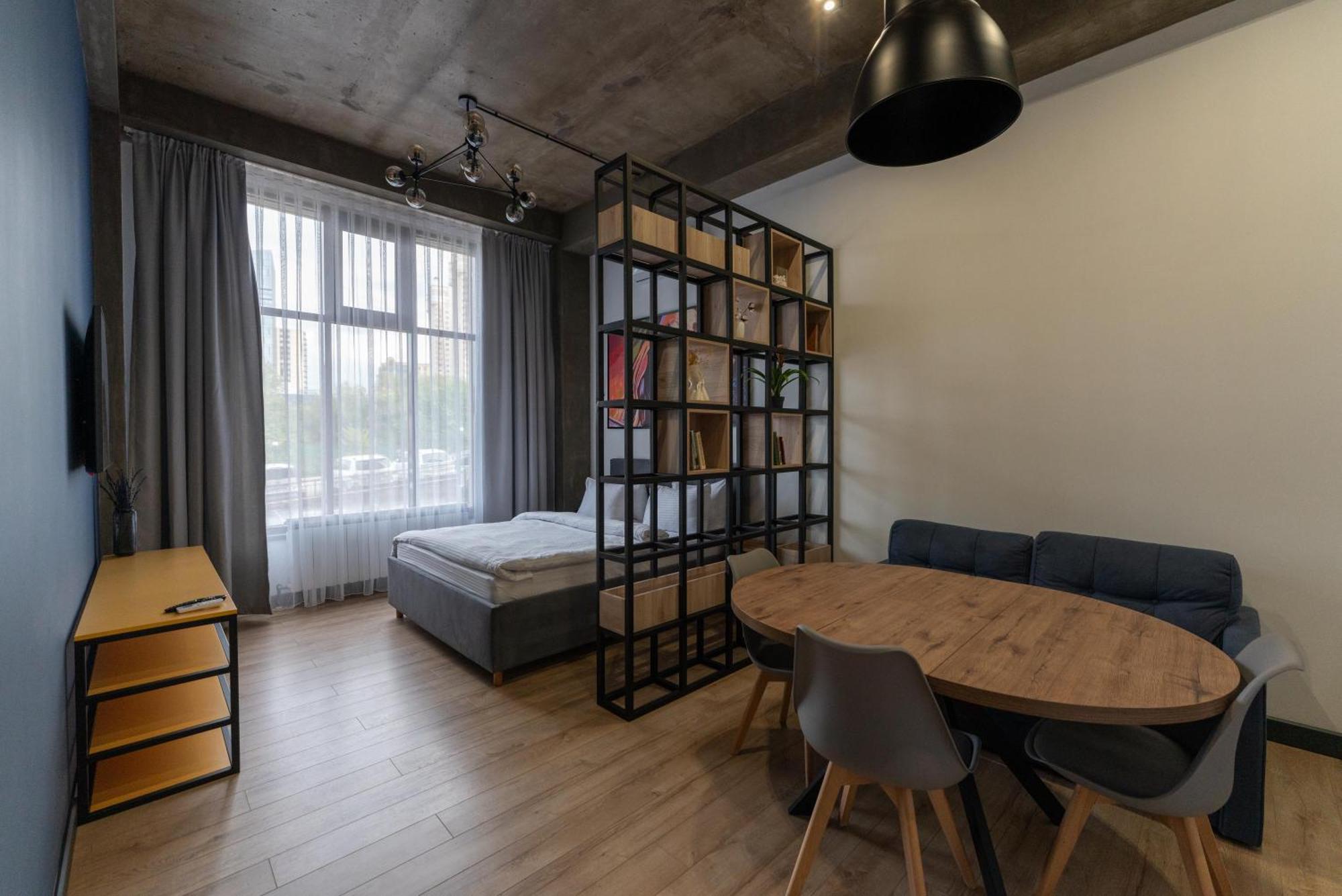 Apart Hotel Loft Almaty Exterior foto
